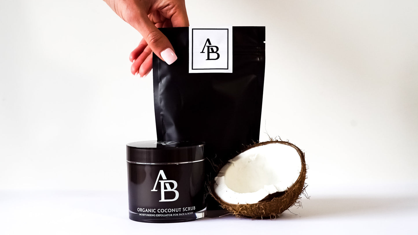 Organic Coconut Scrub Jar & Refill