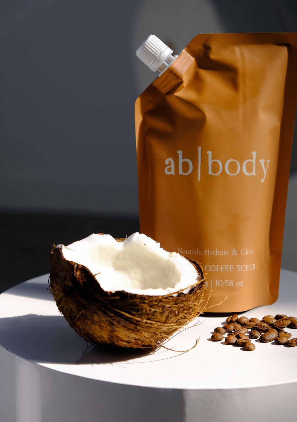 Creamy Coffee Scrub Pouch 300g - ab body